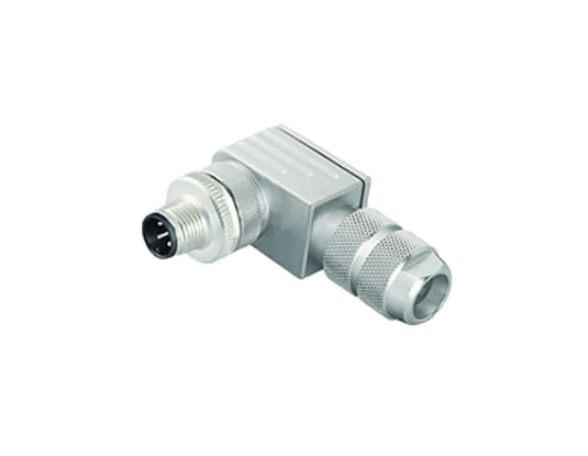 M12 5Pin 屏蔽插頭、彎頭、公頭